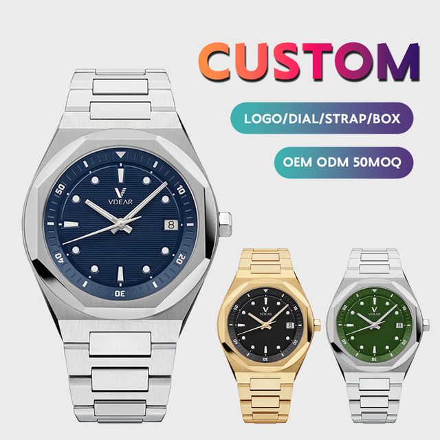 Custom OEM/ODM Luminous Watches Quality Designer Stainless Steel Montre Quartz Luxury Wrist Hand Brand Quartz Watch for Men