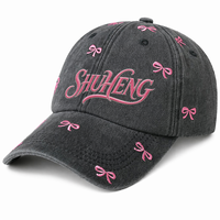 Gorra Trucker de Algodón Unisex Ajustable con Logotipo Bordado Personalizado de 6 Paneles, Estilo Vintage, con Visera Curva, Transpirable e Impermeable