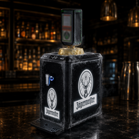 Machine à boissons froides portable de table, -20°C ℃   Refroidisseur de vodka et de whisky à refroidissement rapide pour bar et boîte de nuit