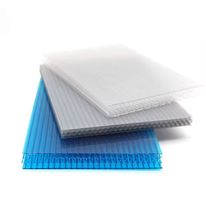 Panneaux protégés UV de <span class=keywords><strong>polycarbonate</strong></span> de nid d'abeilles de la preuve 12mm 10mm de feu pour des séparations de bureau - Product Image 2