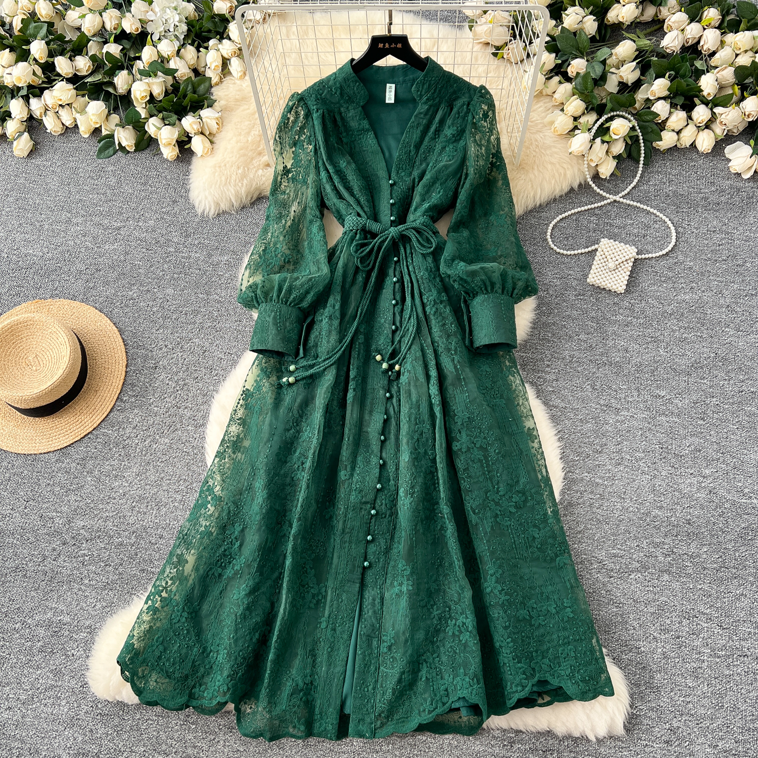 新品未開封　S cutting lace dress theredthered 1605137344600147751.jpg