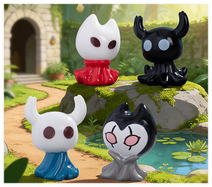 Figura Decorativa de Resina de Hollow Knight, Estatuilla de Anime, <span class=keywords><strong>Miniatura</strong></span> Personalizada, Mini Estatuas 3D, Personaje de Acción - Product Image 1