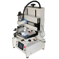 Máquina de Serigrafía Semiautomática de Cama Plana de Escritorio, Precio de Fábrica de la Marca LC, para Papel, Revistas, Carcasas/Cajas de Teléfonos Móviles