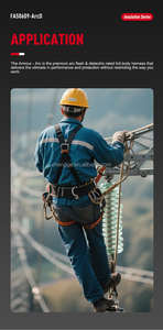 حزام أمان كهربائي عازل مع حزام تثبيت للعمل - Product Image 5