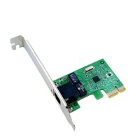 Tarjeta de red Gigabit Ethernet interna PCI-E de un solo puerto RTL8111 para ordenadores de sobremesa, conector RJ45, filtros duales, sin controladores
