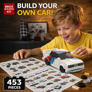 Modellino Auto da Corsa E30 <span class=keywords><strong>Serie</strong></span> M3, Set di Costruzioni in Plastica Fai-da-Te per Ragazzi - Product Image 2