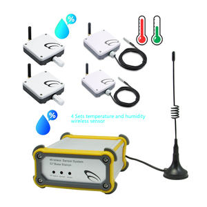 Termostato inalámbrico con control de temperatura, 4 sensores de temperatura y humedad para monitoreo de la humedad, carcasa para sensor de humedad - Product Image 1