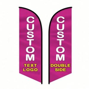 Banderas de Playa Promocionales, Pancartas de Fibra de Vidrio con Impresión Personalizada, Duraderas, en Forma de Lágrima, de Poliéster, para Exhibición Colgante en Eventos Publicitarios - Product Image 1