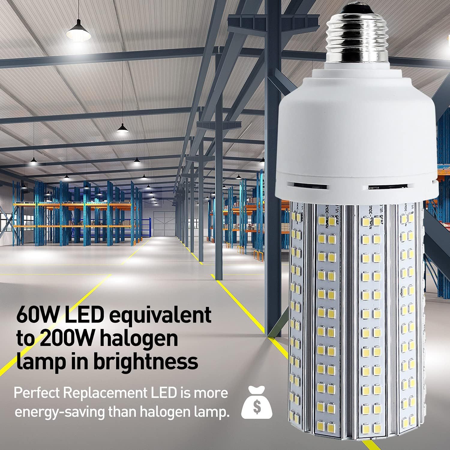Energy Saving 20W/30W 50W LED Light High Lumen Color Built-In Street Corn Lamp LED Retrofit Corn LED Bulb