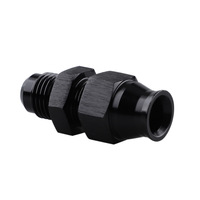 Raccord de réduction AN6 femelle à flare 5/16" 3/8" pour tube de carburant rigide, en alliage moulé, poli, classe 150