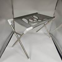 USMILEPET Table de toilettage pliable en acier inoxydable pour animaux de compagnie, anti-rayures et anti-morsures, pour le bain et la coupe des ongles des chiens et des chats