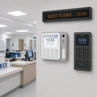 Sistema de Llamada a Enfermeras para Hospitales, Comunicación Inalámbrica Inteligente para Pacientes, Monitor Central para Salas Médicas, Control por Voz Bidireccional, Resistente al Agua, ABS