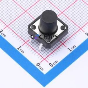 TS-1094-A135B2-D1 Tactile Switch Through hole-4P,12x12mm Switch Single Pole Single Throw Round Button 1.8N Through Hole - Product Image 1