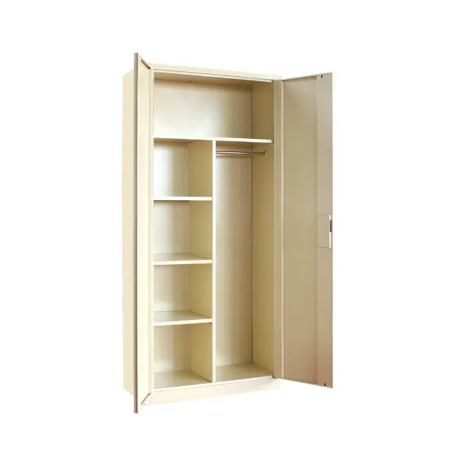 Металлический шкаф для спальни для одежды, мебель для дома с 2 дверями, шкаф