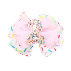 Bébé joyeux anniversaire bandeau pour bébé personnalisé 1/2/3/4/5/6/7/8/9 ans filles boutique anniversaire bandeau enfants cheveux accessoires - Product Image 3