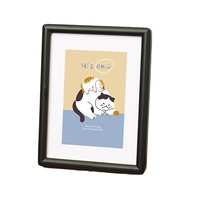 Cadre photo en bois à coins arrondis, peint par pulvérisation, 6, 7 et 8 pouces, couleur noyer noir, support créatif de table pour photos, vente en gros