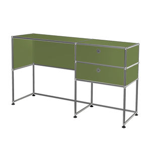 Bureau étroit fer Art petit appartement salon médiéval minimaliste maison établi étude long salon rétro apprentissage Table - Product Image 1