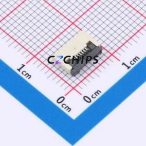 XW0520012-070R-001 FFC/FPC Connector SMD,P=0.5mm,Horizontal Mount Connector Flip Cover Type Bottom Contact 7P 0.5mm - Product Image 1