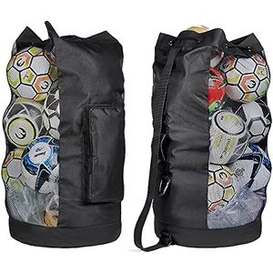 Bolsa de Malla para Balones de Fútbol XL Resistente, Mochila Ajustable con Correa de Hombro Estilo Ejecutivo para Uso en Exteriores - Product Image 4