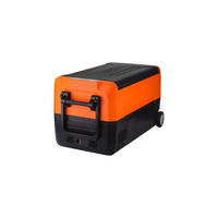 Mini-réfrigérateur portable en plastique pour voiture, glacière 12V 24V à compresseur, congélateur de voyage