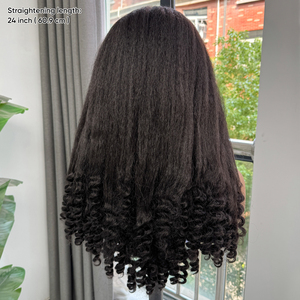 <span class=keywords><strong>Perruque</strong></span> bouclée birmane en gros, style Yaki <span class=keywords><strong>Afro</strong></span>, résistante à la chaleur, synthétique, tressée, bouclée crépue, <span class=keywords><strong>demi</strong></span>-<span class=keywords><strong>perruque</strong></span> à clipser pour femmes noires - Product Image 3