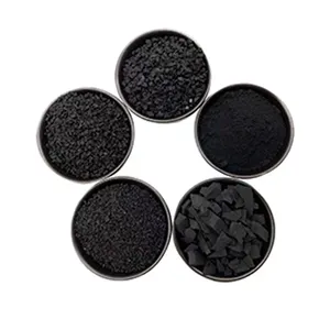 Exportações SBR Black Colored Crumb Tire Rubber Grânulos Fabricantes Preços Per Ton Lawn Filler Crumbed Rubber para compradores