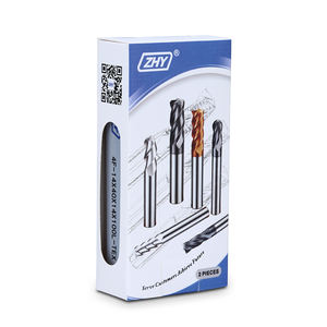 Dohre Hrc65 4 Fluit Hoge Kwaliteit Freesmachine Wolfraam Massief Carbide Einde Molens Voor Roestvrij Staal Kosteneffectieve Cnc Endmill - Product Image 5