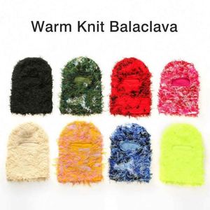 Wholesale Custom Character Sports Knit Full Face Fuzzy Furry <b>Ski</b> <b>Balaclava</b>-Unisex Adult - Product Image 3