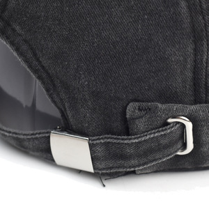 Hip Hop hommes chapeaux bord roulé nouveau élégant Hippie coton lavé Denim Melon Bonnet Docker propriétaire sans bord casquette chapeaux - Product Image 6