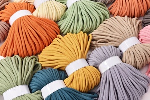 Charmkey Corda di Cotone 9mm 100% per Macramè, <span class=keywords><strong>Filato</strong></span> di Cotone per Fai-da-Te e Imballaggio - Product Image 2