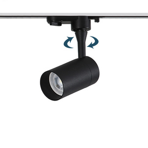 ไฟสปอตไลท์ LED แบบติดตั้งบนรางอะลูมิเนียมทันสมัย GU10 5000K แสงเดย์ไลท์ ปรับหรี่แสงได้ มุมลำแสง 120 องศา CRI90 สำหรับใช้ในโรงแรม ปรับความสูงได้ - Product Image 2