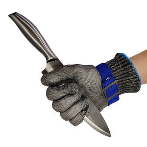 Gants métalliques en acier inoxydable de qualité alimentaire pour la cuisine, mandoline trancheuse de viande de boucher, coupe d'huîtres, écaillage de filet de poisson - Product Image 6