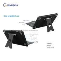 Tableta de teclado opcional Android 11 GMS resistente con escáner de código de barras portátil de 8 núcleos Tablet PC de 12,2 pulgadas