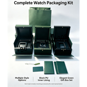 Coffret cadeau de montres de luxe multi-styles avec fermoir métallique et intérieur en PU, boîte d'emballage haut de gamme pour la vente au détail et les cadeaux de marque - Product Image 2