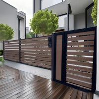 Panel de Cerca de Madera y Plástico Compuesto (WPC) al por Mayor, Cerca de Madera y Plástico Compuesto para Jardín y Hogar