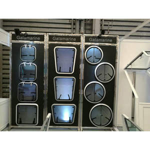 Couverture de trappe carrée en aluminium avec verre trempé pour bateau, véhicule marin, ventilation de toit, éclairage - Product Image 5