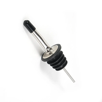 Accessoires Essentiels pour Bar : Becs Verseurs et Bouchons en Acier Inoxydable pour Bouteilles de Vin et d'Huile, Écologiques et Antiadhésifs, Accessoires pour Aliments et Boissons
