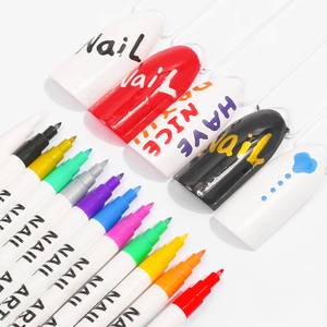 Stylo de vernis à ongles 3D, 1 pièce, dessin, style Graffiti, bricolage, peinture à pois, outil de manucure - Product Image 1