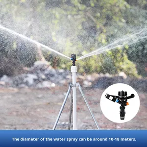 4-point External Thread Plastic Rain-shaped <strong>Sprinkler</strong> Garden <strong>Irrigation</strong> Watering 360 Degree Automatic Butterfly Spray Head - Product Image 3