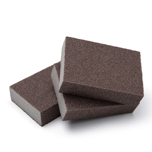 Diamond abrasive sponge, kitchen cleaning supplies, dishwashing and pot washing brush, rust removal and abrasive sponge <b>block</b>, - Product Image 5