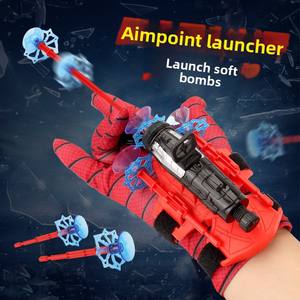 ชุดถุงมือยิงใยแมงมุมสำหรับเด็กเล่นคอสเพลย์ซูเปอร์ฮีโร่ ของเล่นตลก - Product Image 4