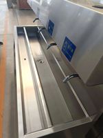 Évier de lavage des mains multi-stations en acier inoxydable à induction sans contact pour atelier pharmaceutique et salle blanche