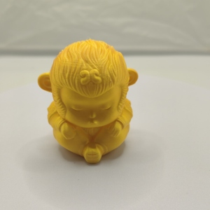 Service d'impression 3D sur mesure : Modèle de prototype de jouet décoratif et de blague en plastique, WuKong doré imprimé en 3D - Product Image 2