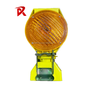 LED 앰버 바리케이드 점멸등 교통 안전 도로 건설 태양열 경고등 - Product Image 2