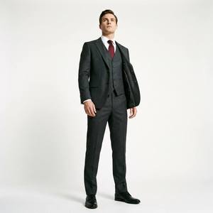 Elegante <span class=keywords><strong>Completo</strong></span> Blu Royal da <span class=keywords><strong>Uomo</strong></span> in 5 Pezzi, Vestibilità Slim, Collezione Premium per Matrimoni e Occasioni Formali - Product Image 4