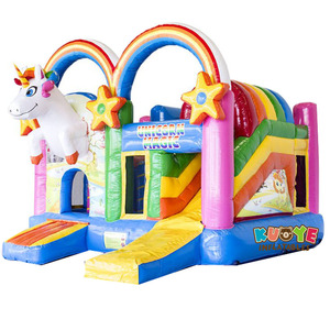 Happy Party Bouncy Castle Combo Inflatable Bouncer Với Slide - Product Image 6