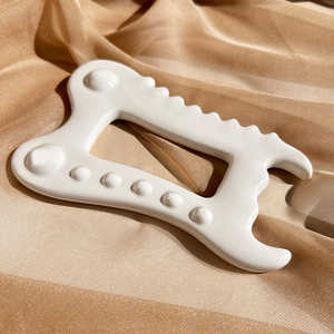 Herramienta de Masaje Guasha, Gua Sha <span class=keywords><strong>Facial</strong></span>, Gua Sha de Cerámica Personalizada, Masaje Muscular <span class=keywords><strong>Facial</strong></span> Relajante - Product Image 5