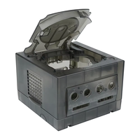 Jeu rétro exclusif Nintend Gamecube coque de remplacement NGC Transparent noir Gamecube boîtier NGC Shell Console coque accessoires