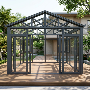 Casa Prefabricada Moderna y Transpirable para Techo, con Diseño Panorámico de Vidrio, para Hoteles, Oficinas, Edificios Escolares y Uso Recreativo - Product Image 5