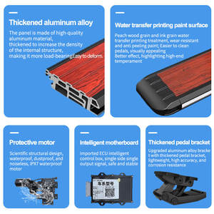 Marchepieds électriques pour Nissan Murano <span class=keywords><strong>Qashqai</strong></span> Kicks X-Trail Rich NP300 voiture-électrique marchepied latéral automatique pédale usine bas <span class=keywords><strong>prix</strong></span> - Product Image 4